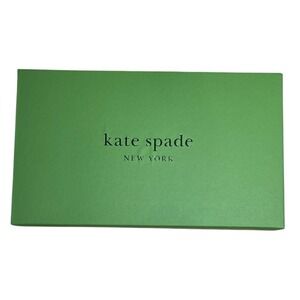 Kate Spade Green and Black Gift Box - EMPTY - 9 x 5 x 2